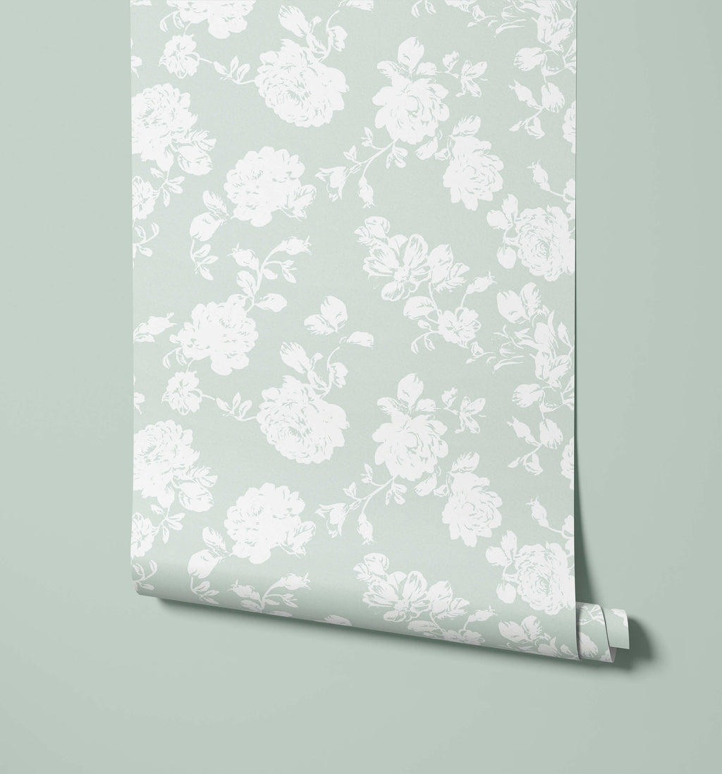 Cast Floral Wallpaper