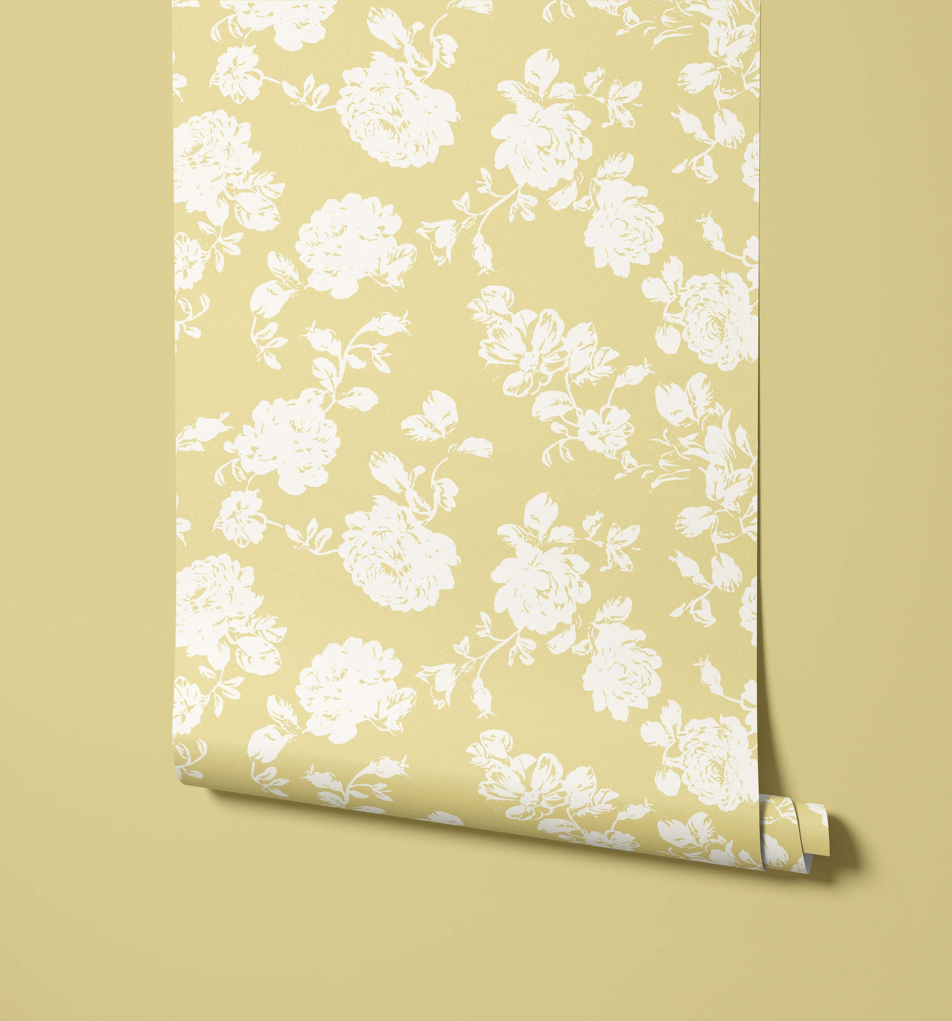 Cast Floral Wallpaper