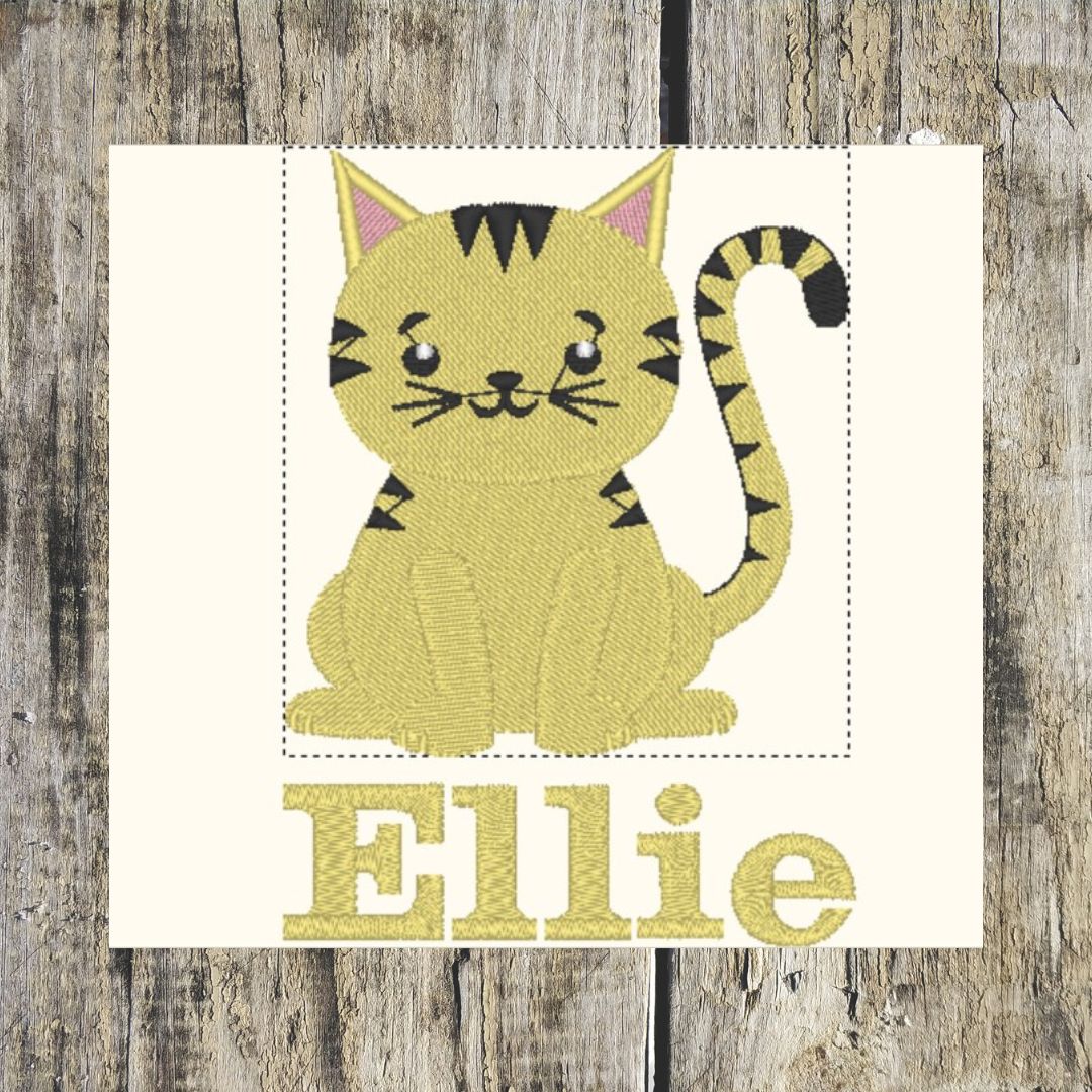 Cat Personalised Towels in Soft Cotton
