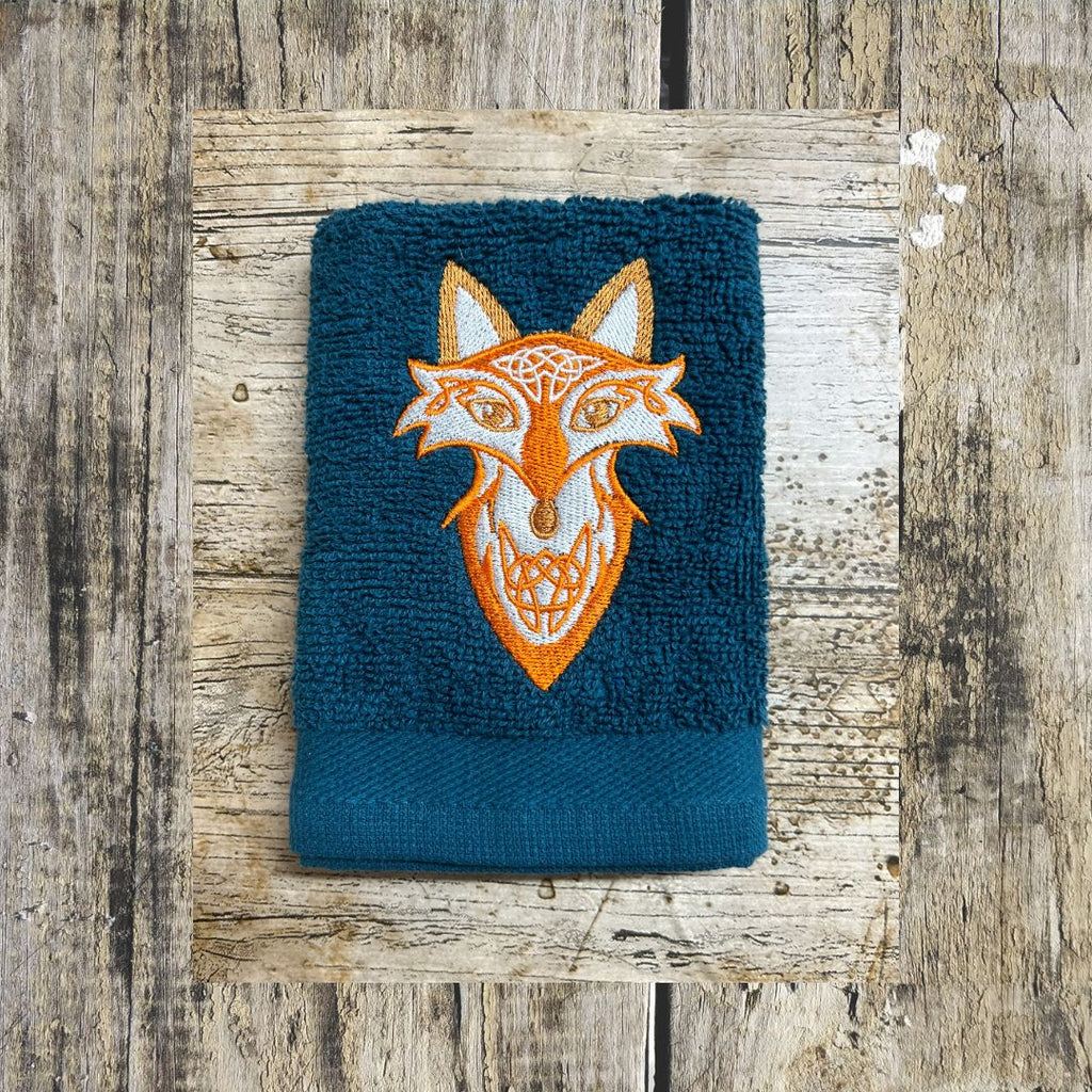 Celtic Fox Face Cloth in 10 Colours
