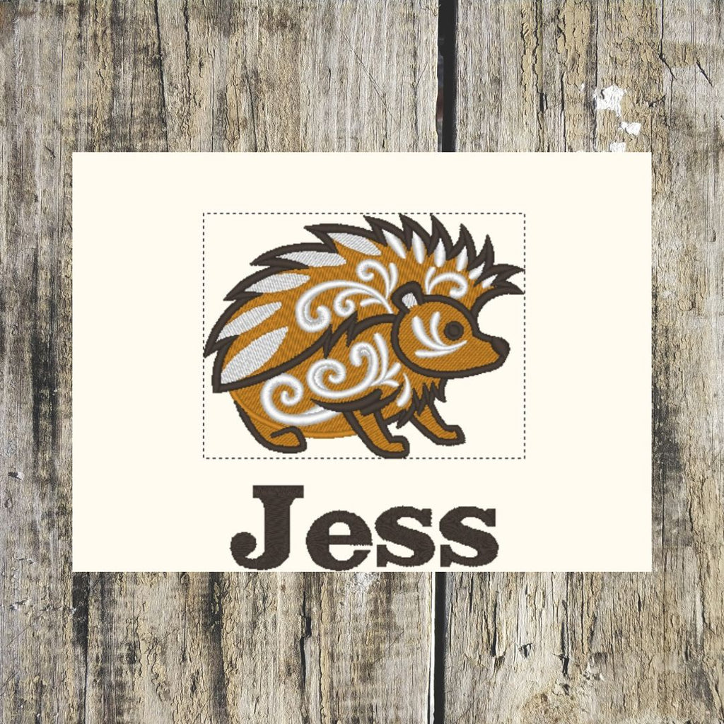 Celtic Hedgehog Personalised Towels