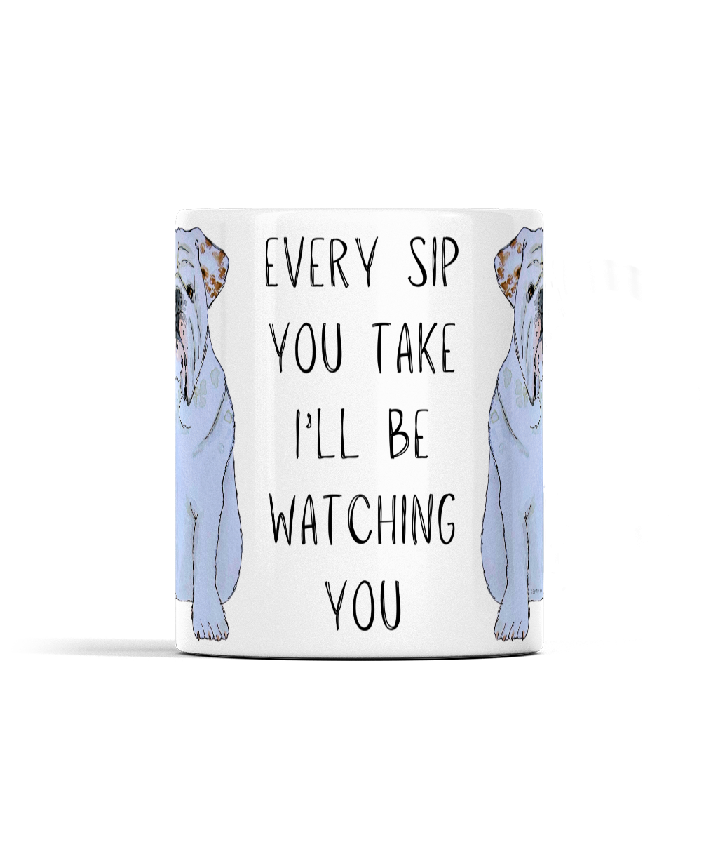 Bulldog Surveillance Ceramic Mug