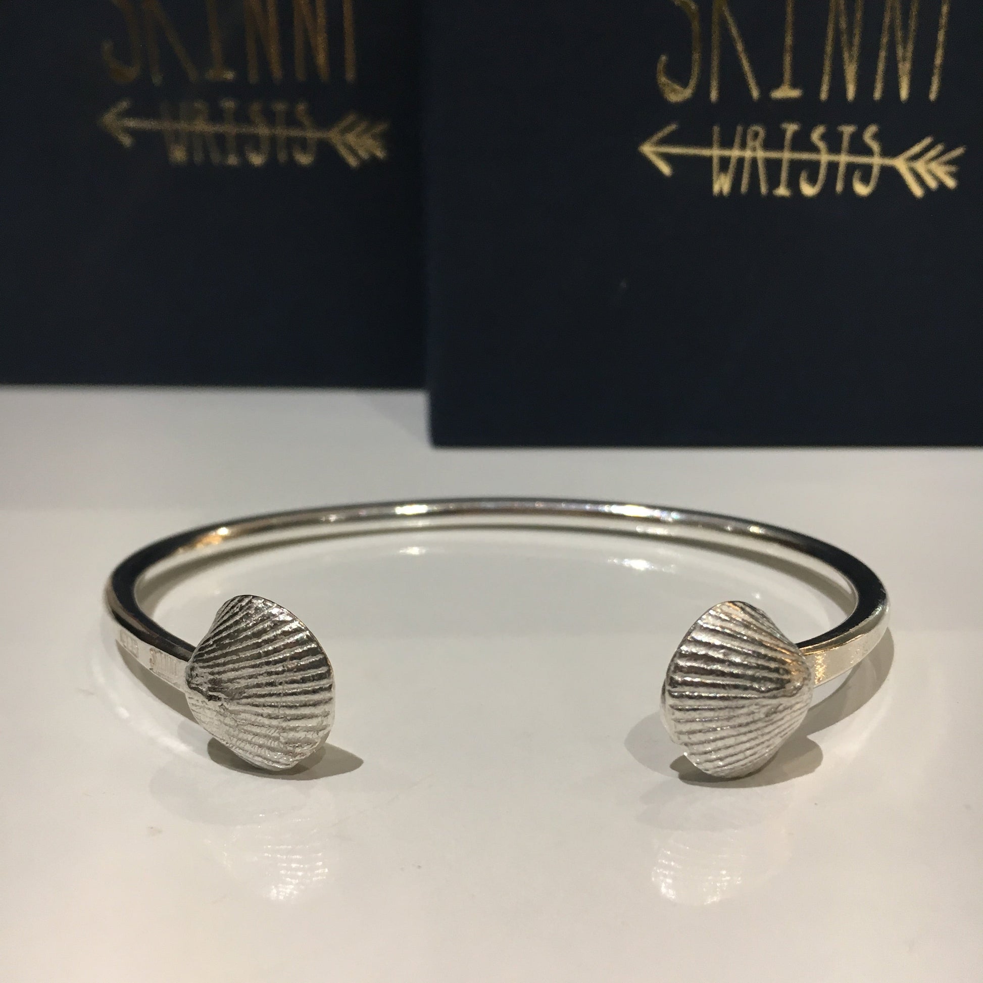 Adjustable Shell Cuff Bangle