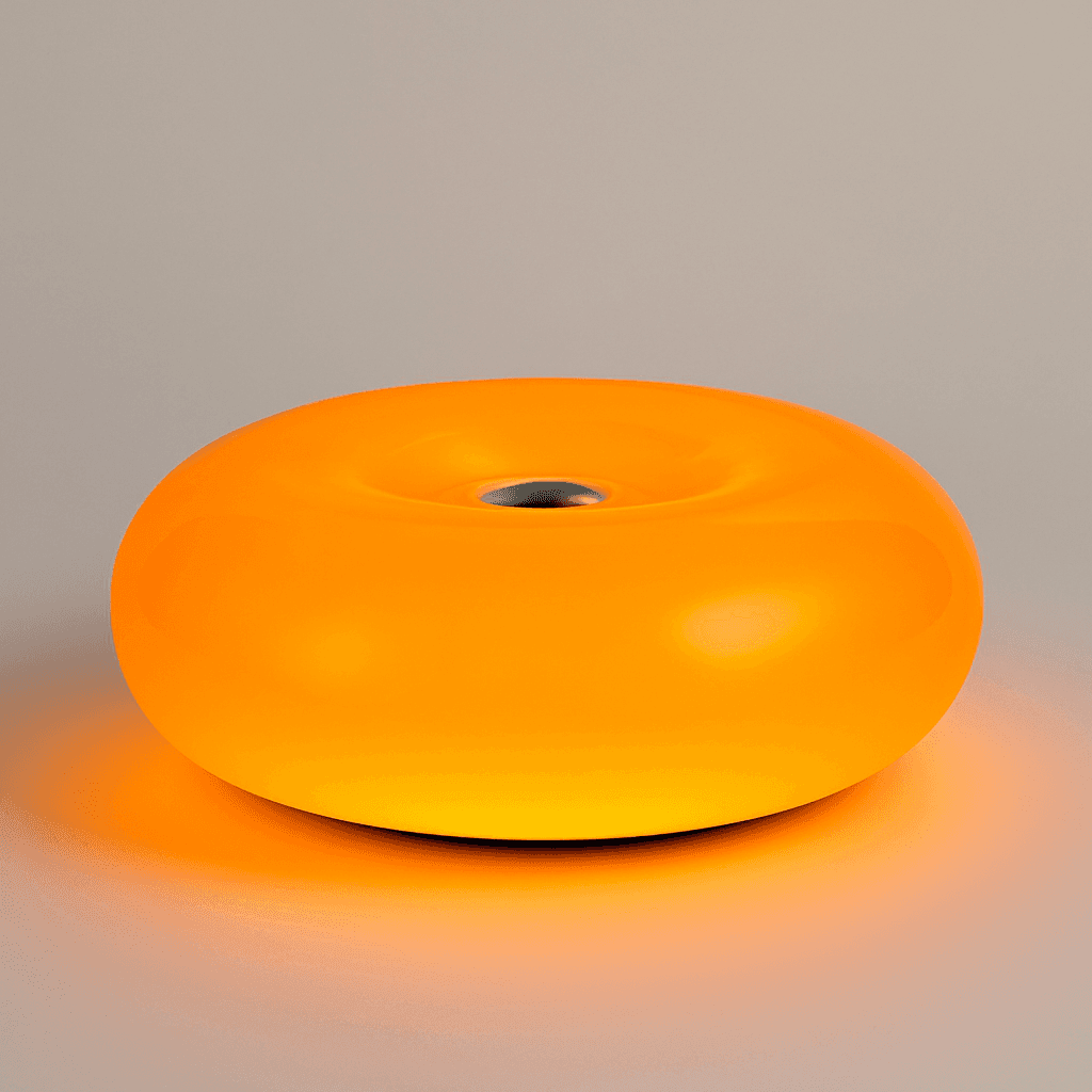 The Donut Ambient Orange Lamp