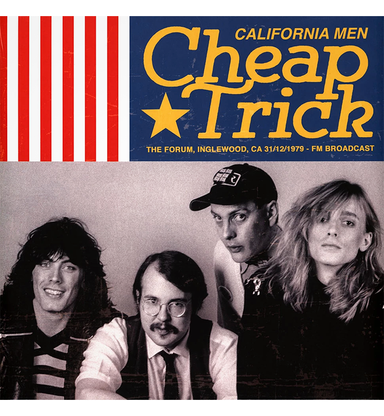 Cheap Trick California Men Live at the Forum 1979 Limited Edition Red Vinyl 12 Inch Album