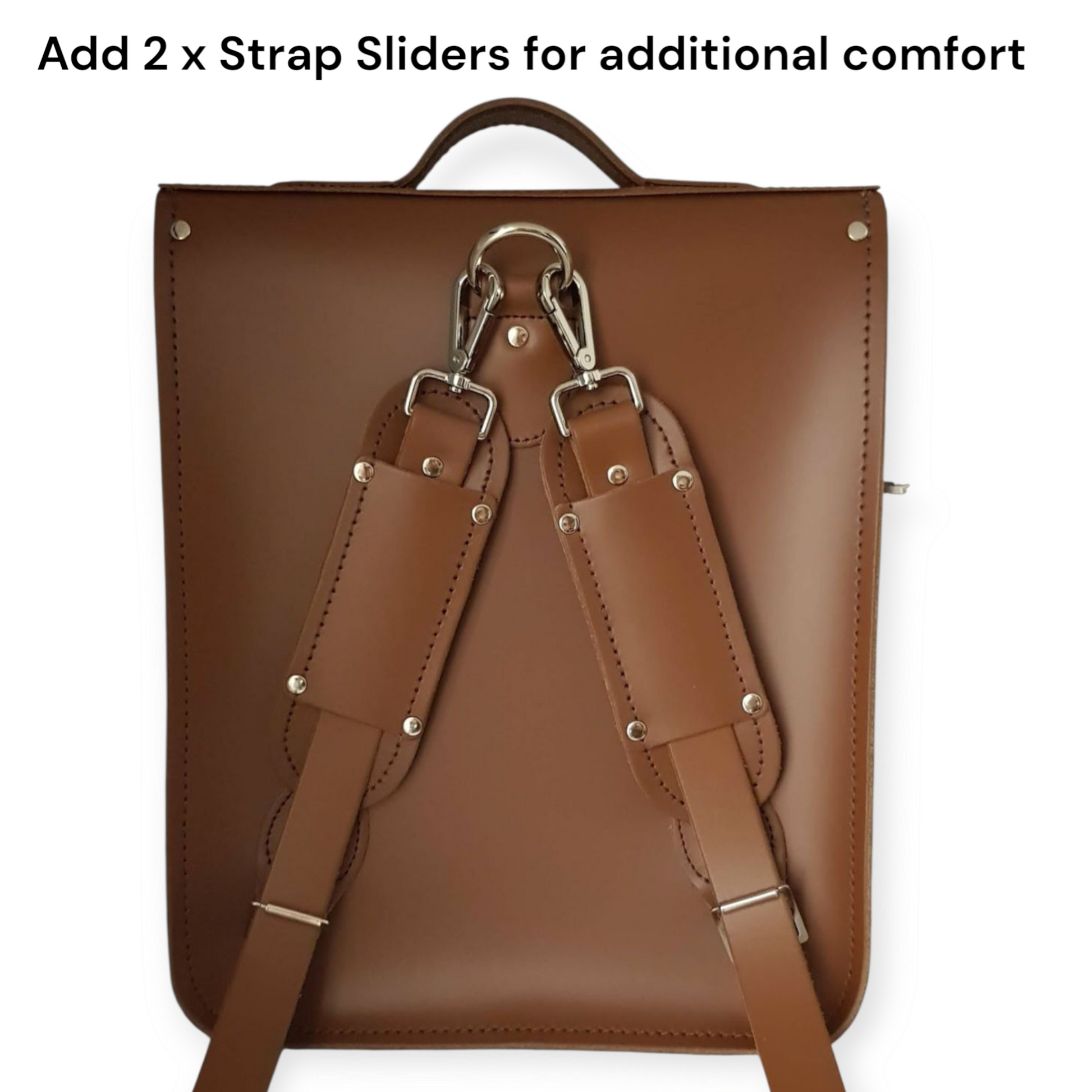 Handmade Leather City Backpack in Chestnut