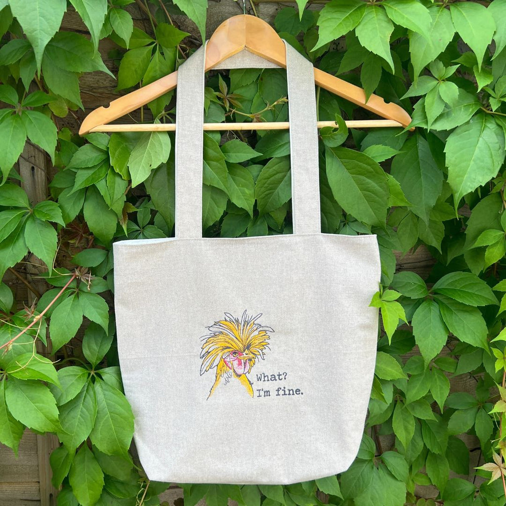 Chicken What I'm Fine Tote Bag
