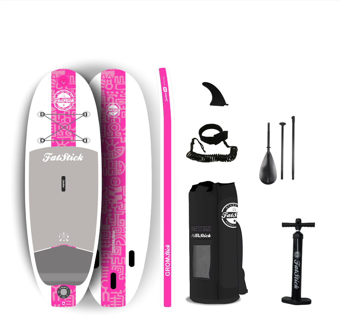Kids 7ft 6in Inflatable Stand Up Paddle Board Package
