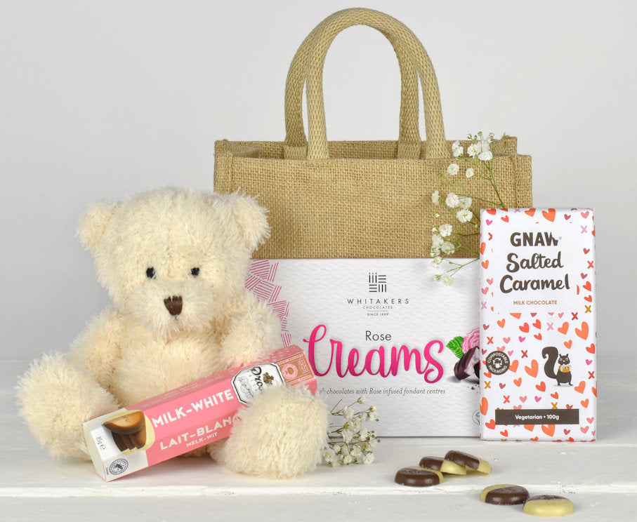 Chocolate Lovers Gift Hamper with Teddy Bear