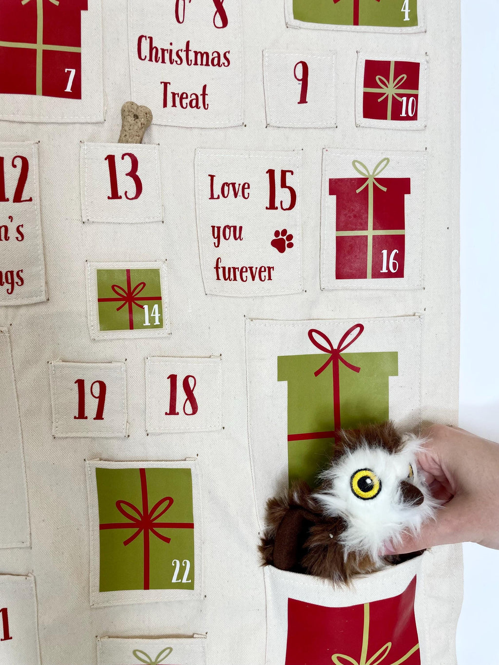 Personalised Pet Advent Calendar with Custom Name