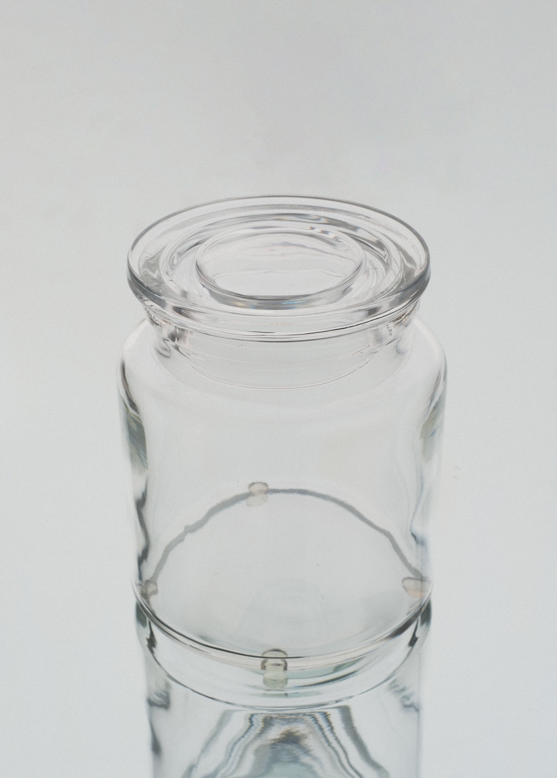 Clear Glass Storage Jar Set with Lid