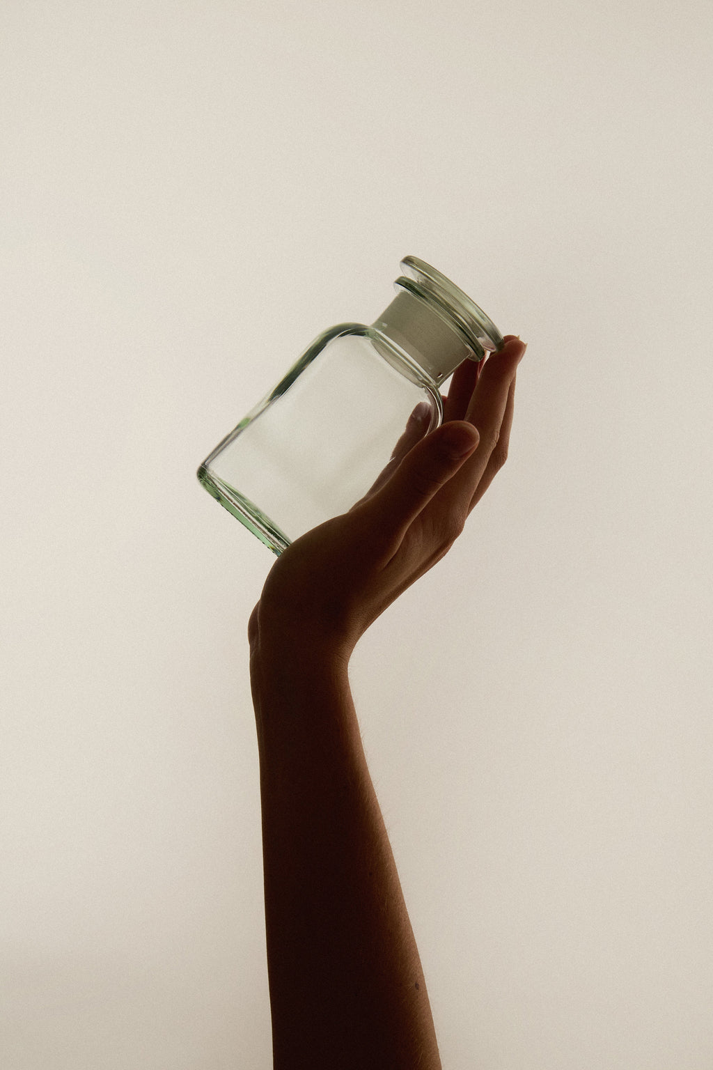 Clear Glass Apothecary Jars with Lids
