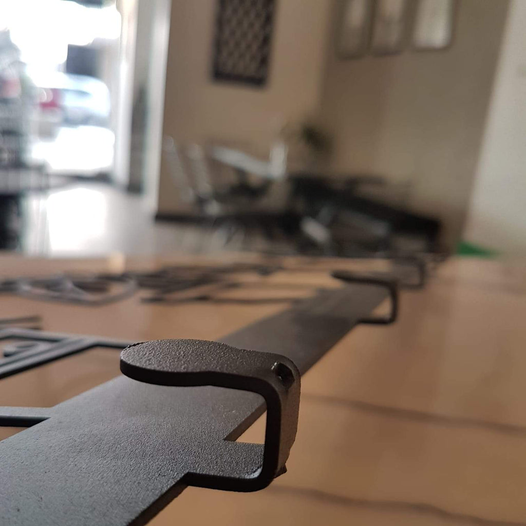 Mountain Black Matte Metal Coat Rack