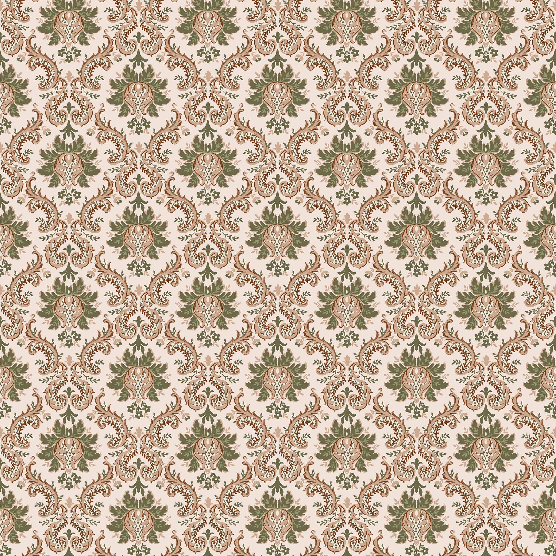 Collins Damask Wallpaper