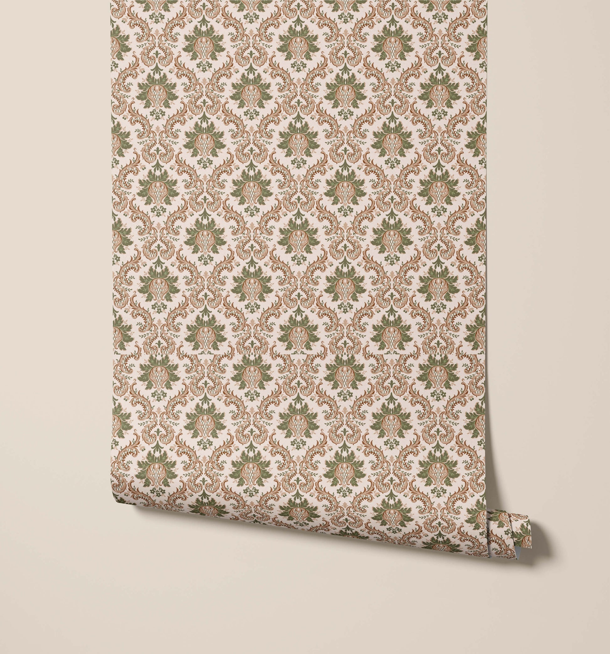 Collins Damask Wallpaper