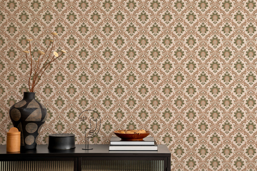 Collins Damask Wallpaper