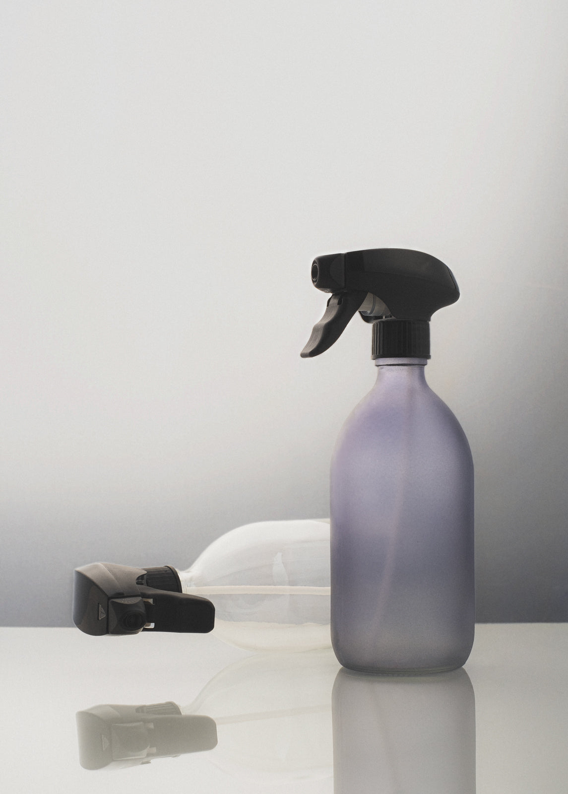 Frosted Grey Spray Bottle 500ml