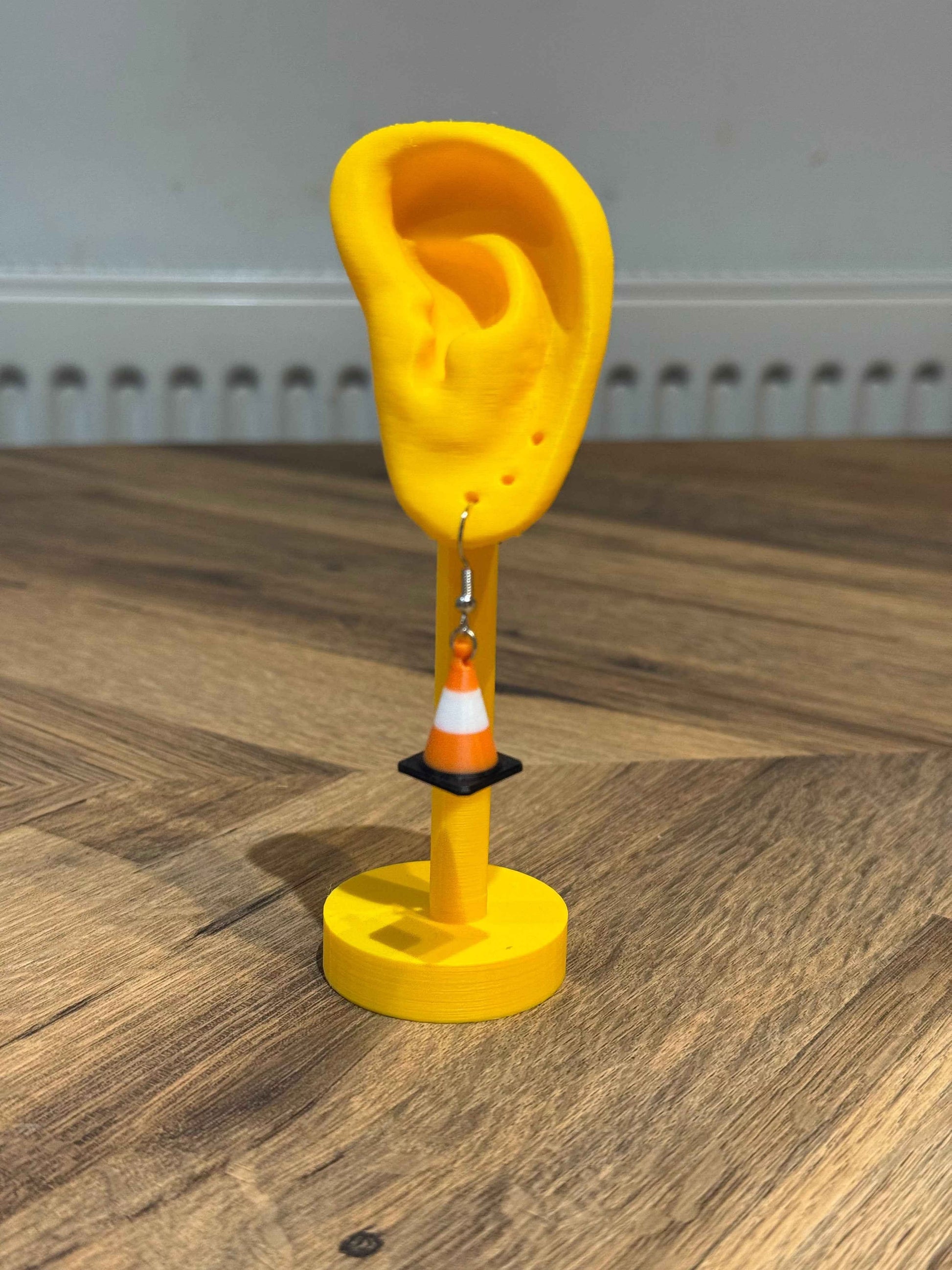 Traffic Cone Dangling Earrings