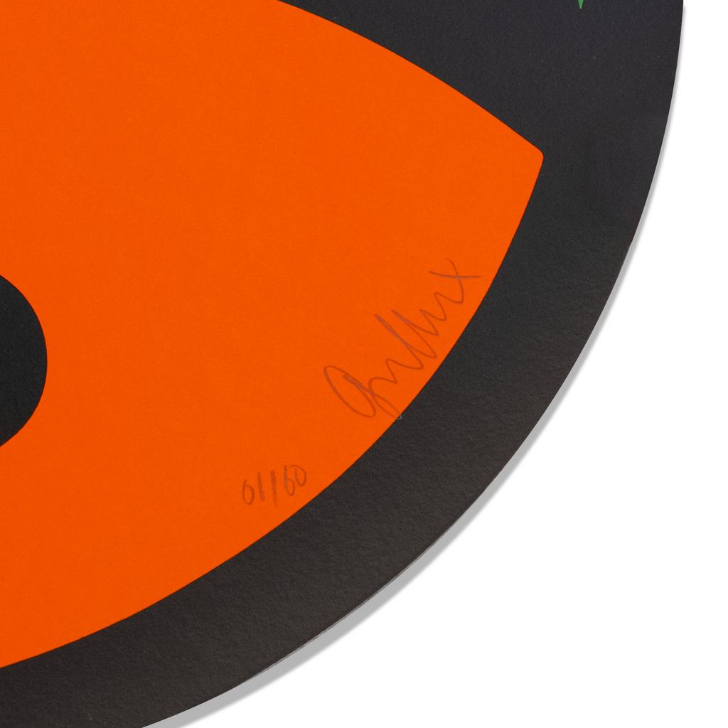 Comile Limited Edition Screen Print 50cm Round