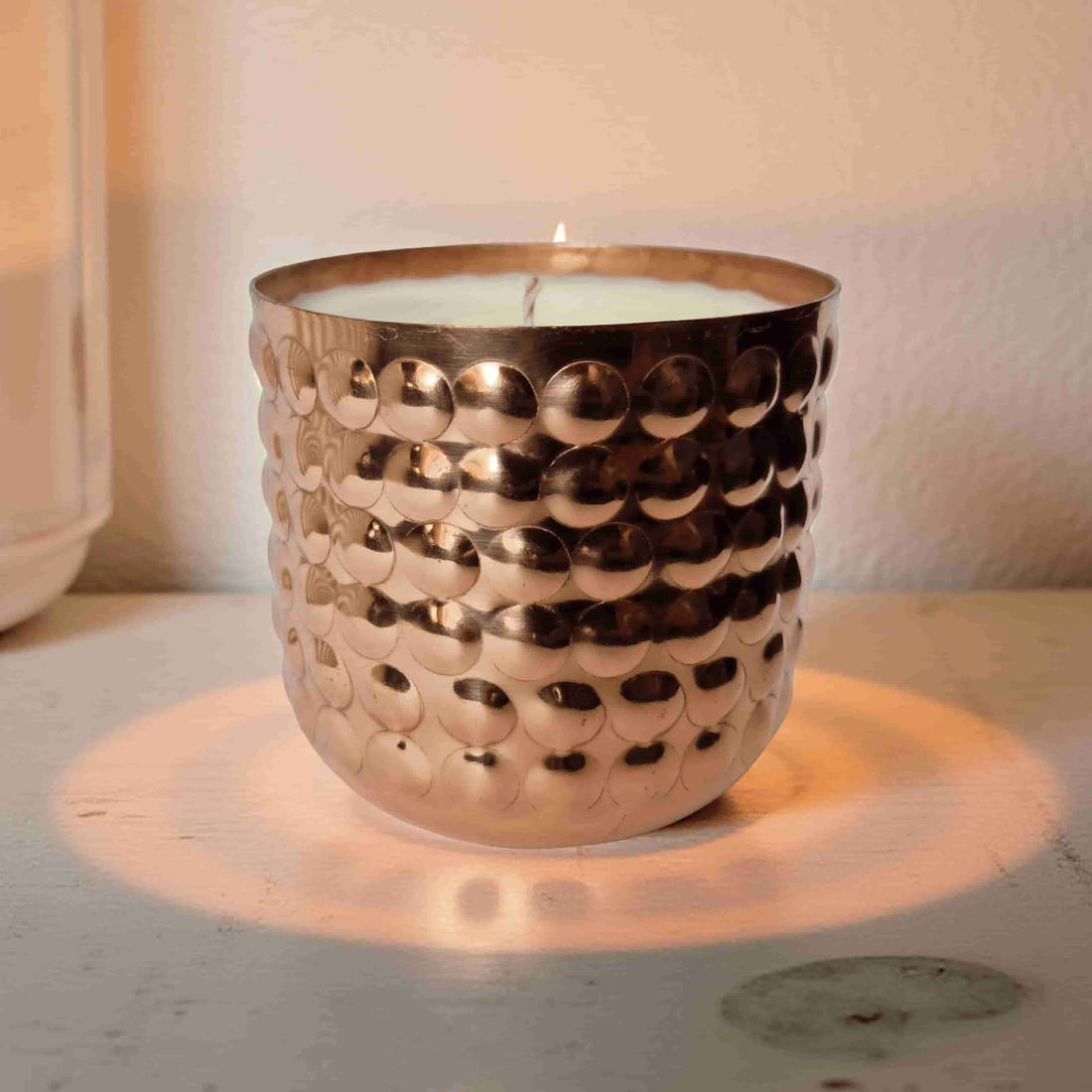 Decorative Copper Candles in Classic Fragrances