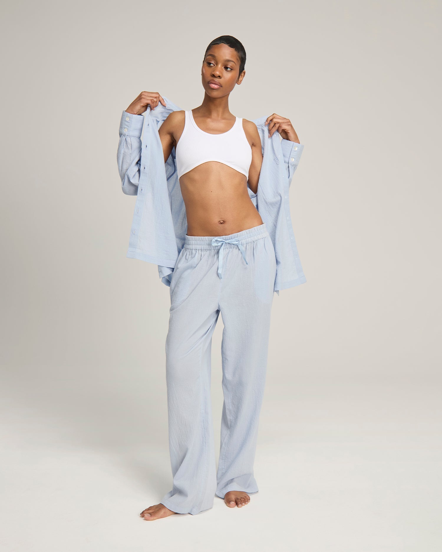 The Classic Trouser - Sky