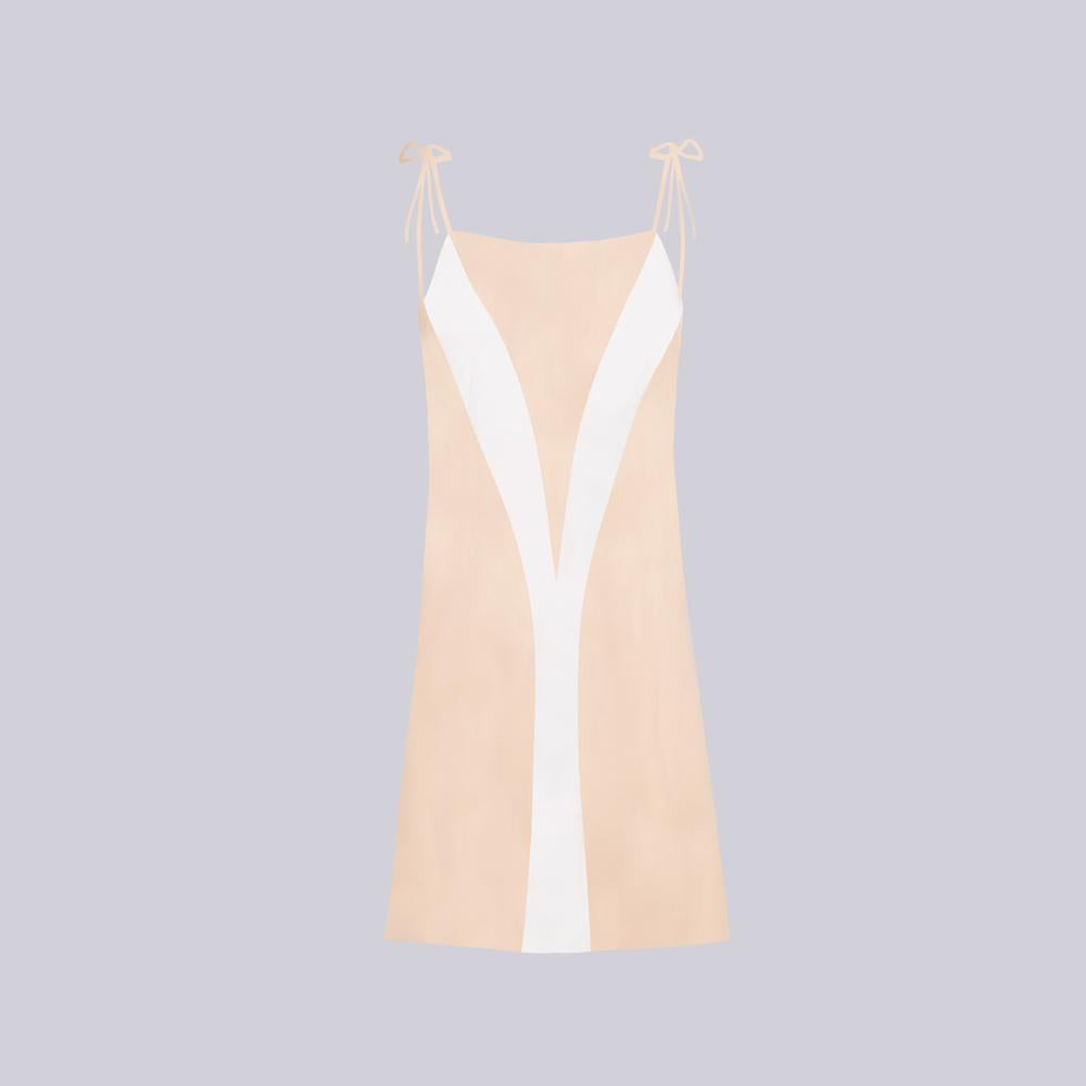 Coral Reef Lounge Dress in Seaweed Fabric