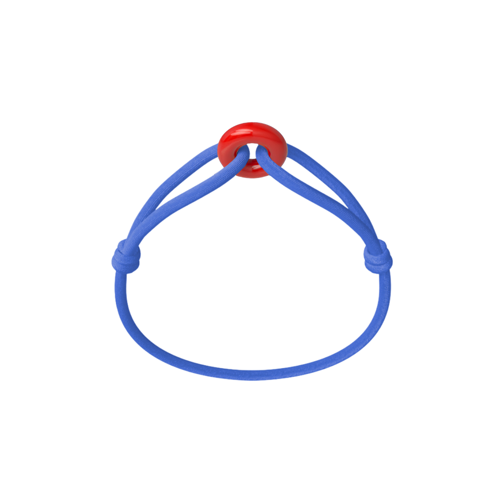 Coral Soho Cord Bracelet
