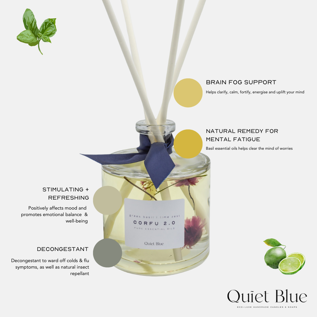 Reed Diffuser 500ml Greek Basil and Lime XL