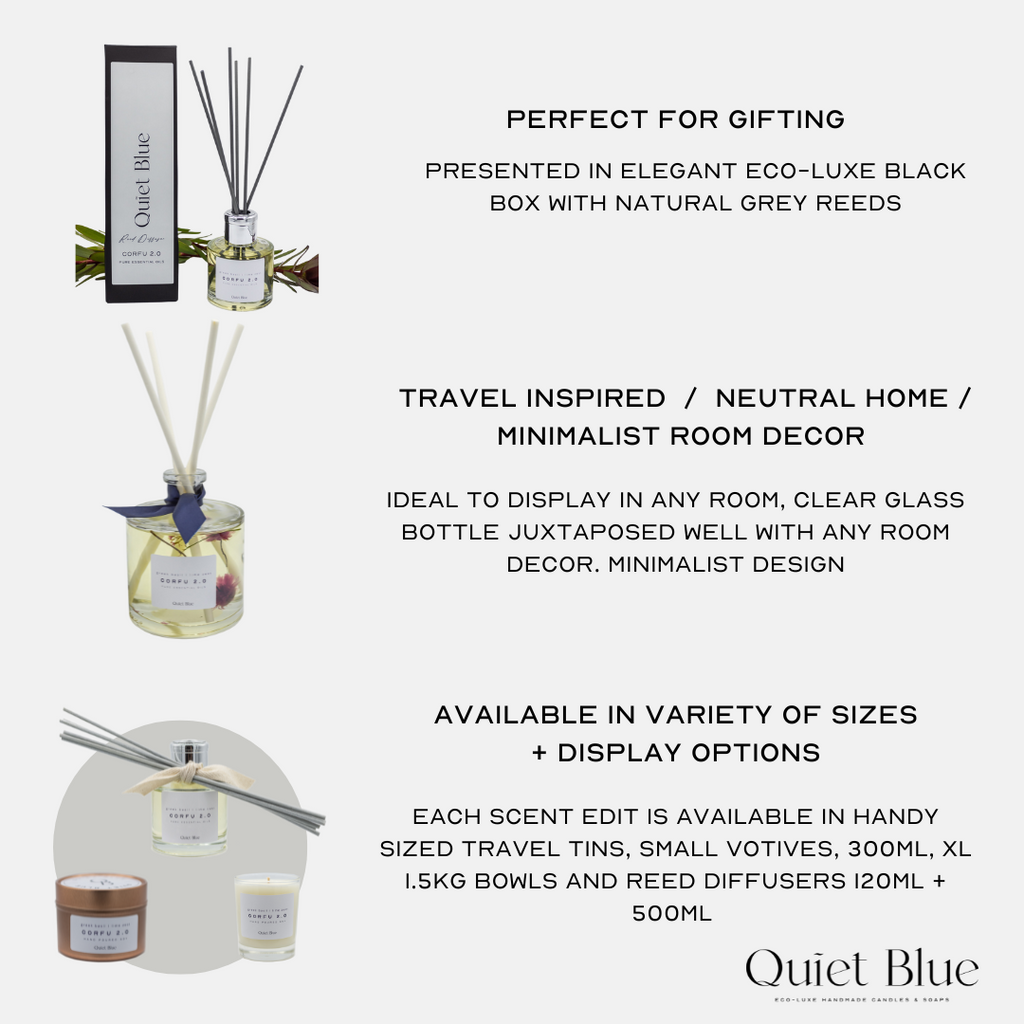 Reed Diffuser 500ml Greek Basil and Lime XL