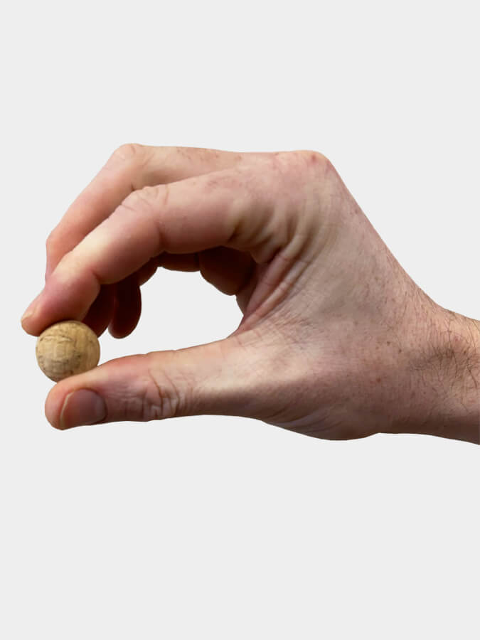 Cork Massage Ball Set of 3 - Natural Fascia Release Tools