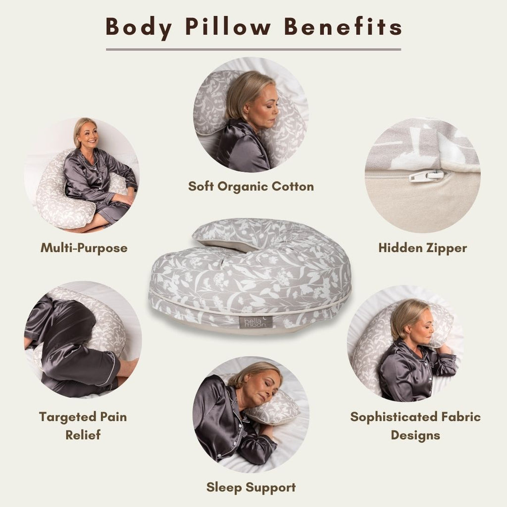 Body Pillow in Foraged Herbs