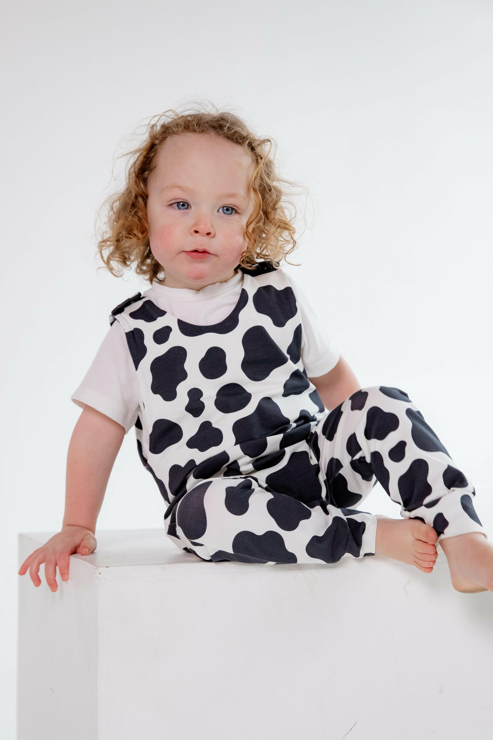 Cow Print Animal Romper for Babies and Children