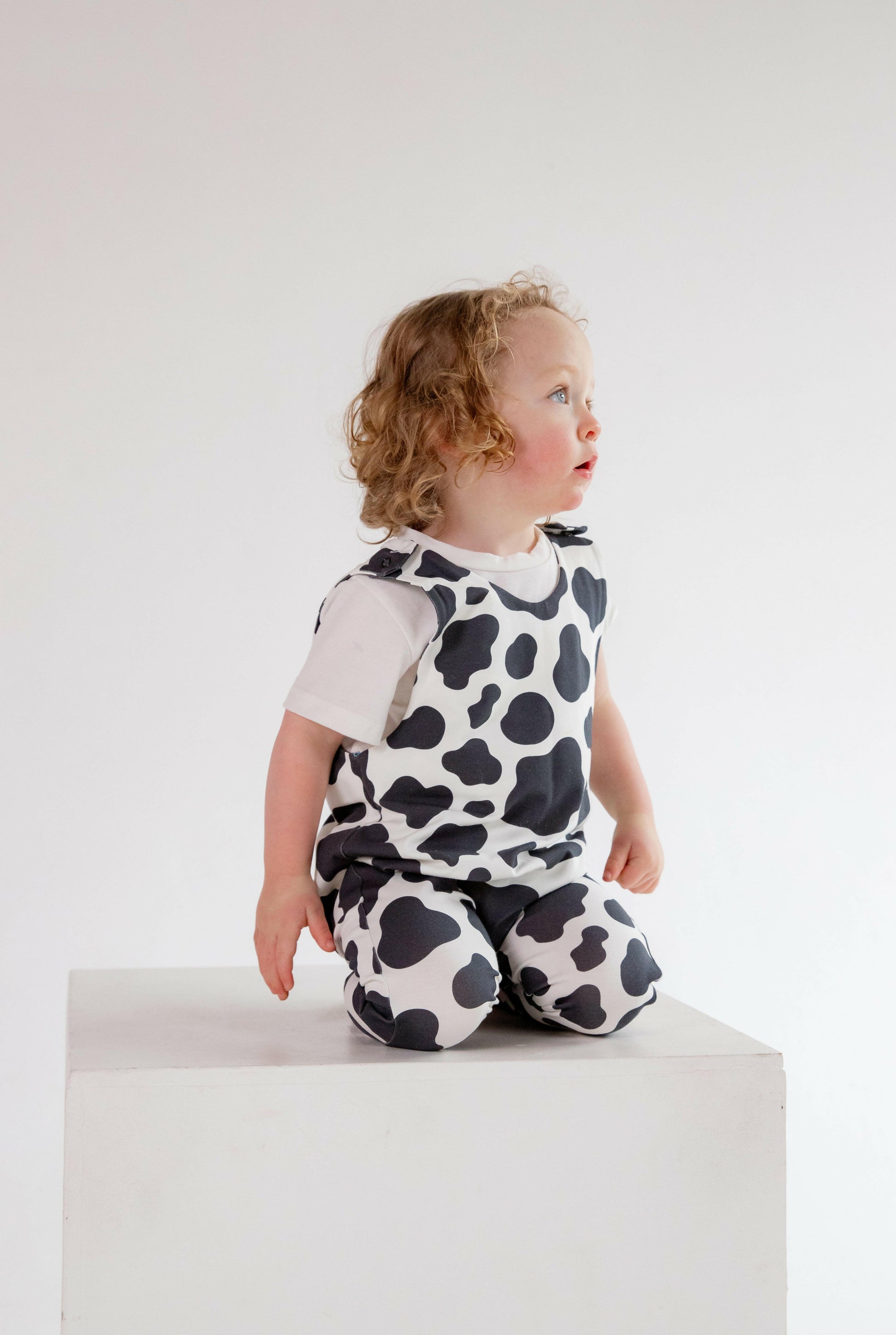 Cow Print Animal Romper for Babies and Children