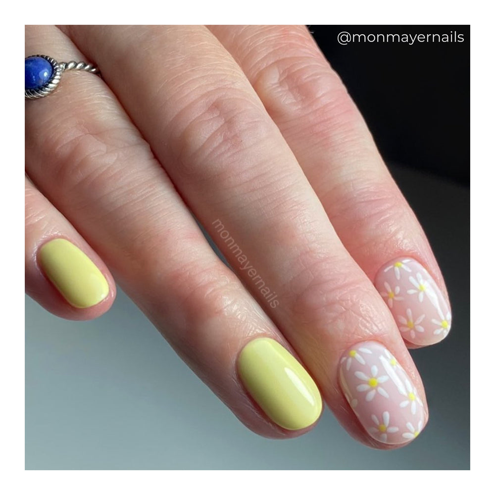 Jellied Pastel Yellow Nail Polish 15ml