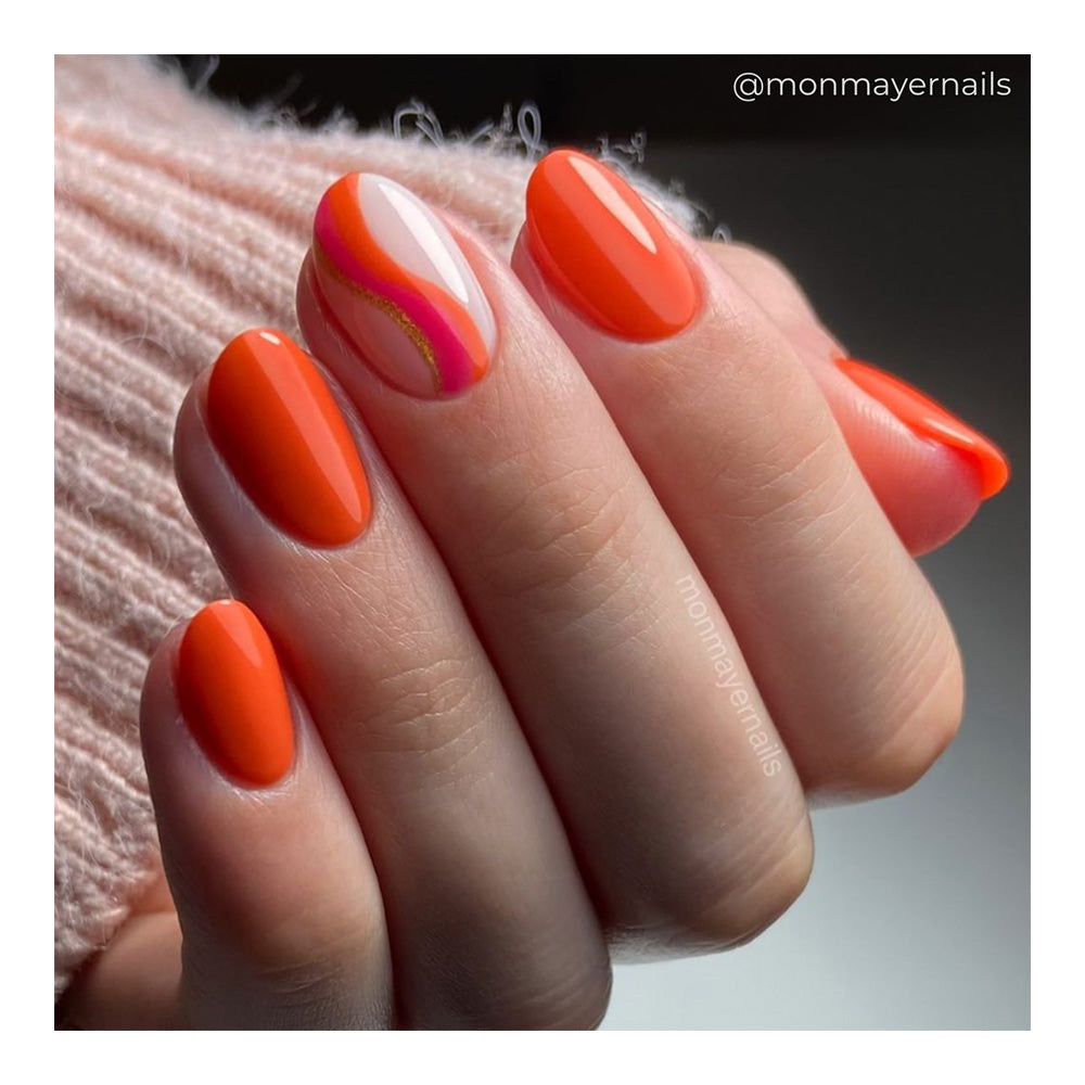 B-Day Candle Pumpkin Spice Orange Nail Polish 15ml