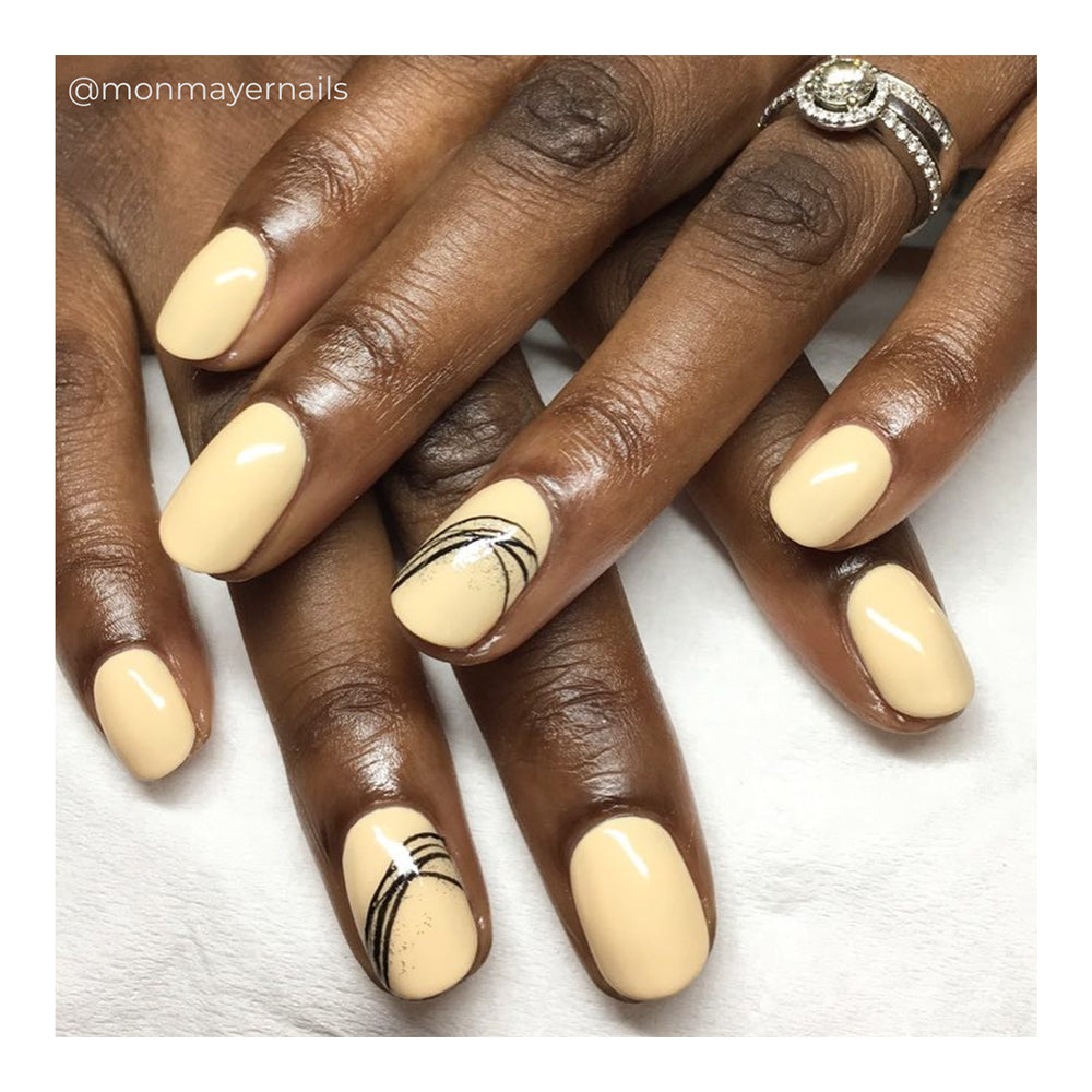 Exquisite Pastel Yellow Nail Polish 15ml