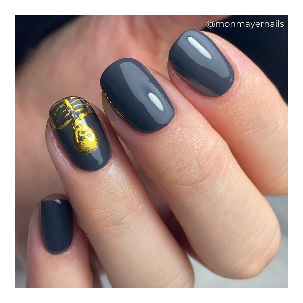 Asphalt Nail Polish 15ml Long Wear Concrete Grey