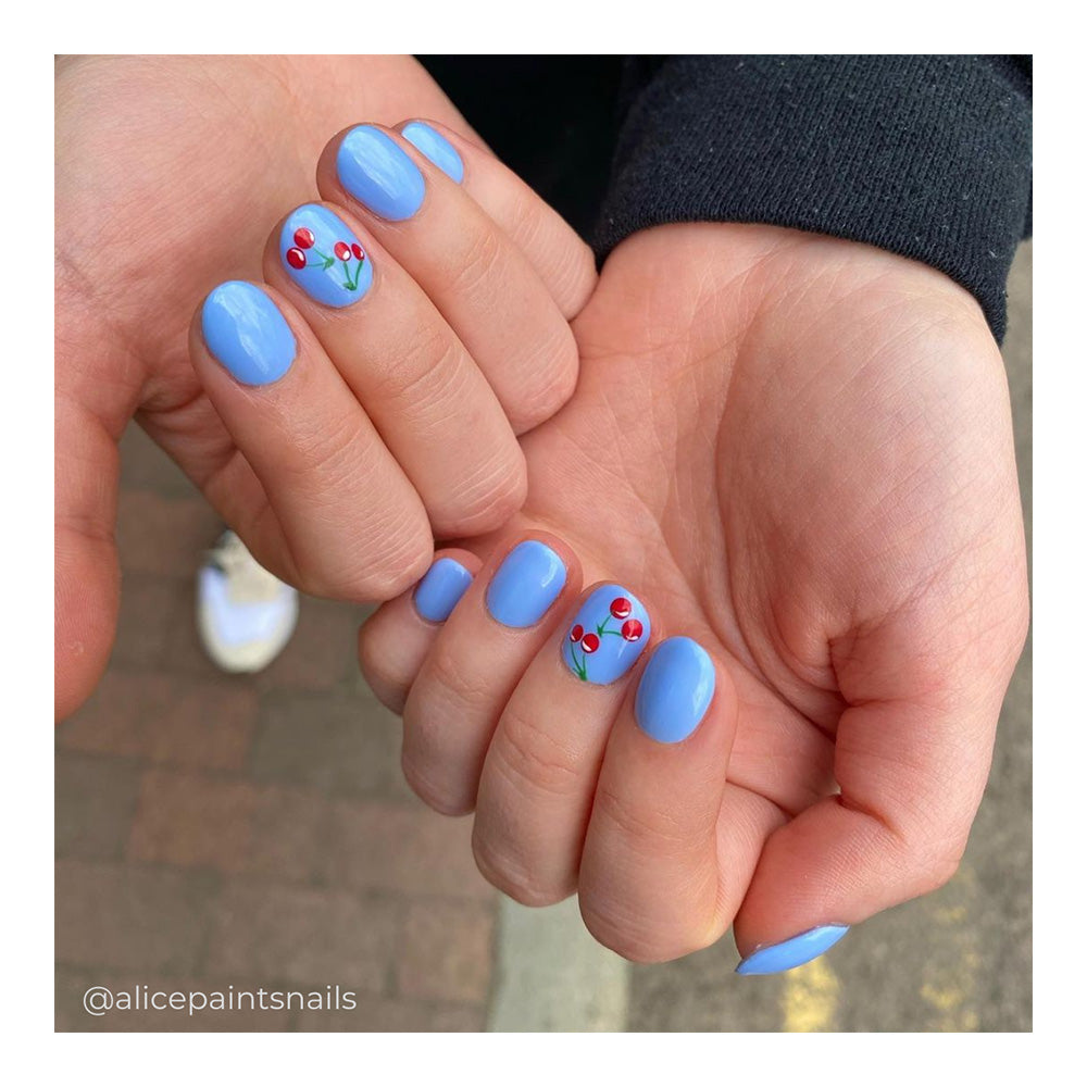 Chance Taker Pastel Blue Nail Polish 15ml