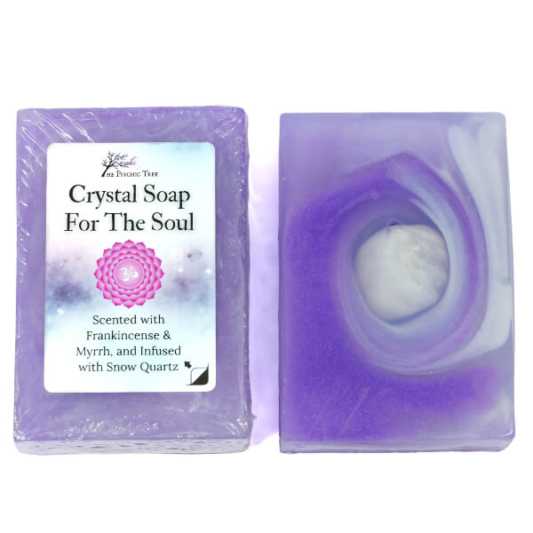 Crown Chakra Crystal Soap Bar