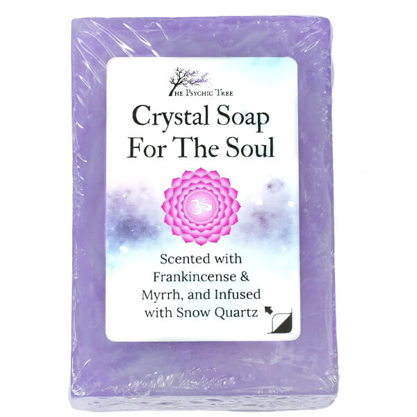 Crown Chakra Crystal Soap Bar