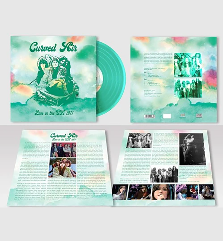 Curved Air Live in the UK 1971 Limited Edition 180g Green Vinyl