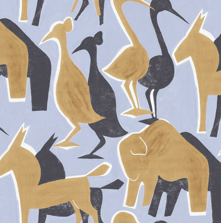 Cutout Safari Earth Wallpaper