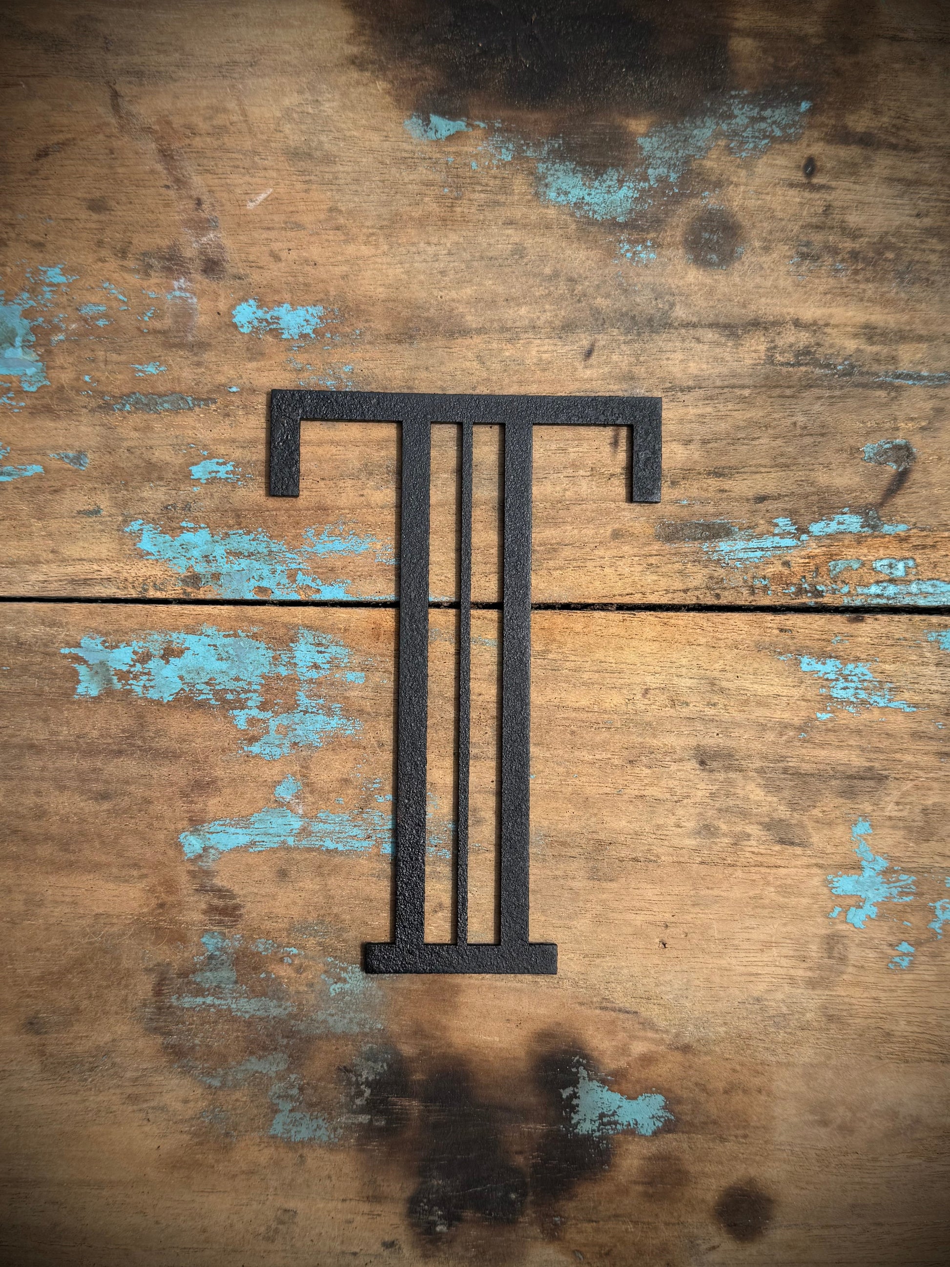 Black Art Deco Metal Letters and Numbers 5 inch or 12 inch