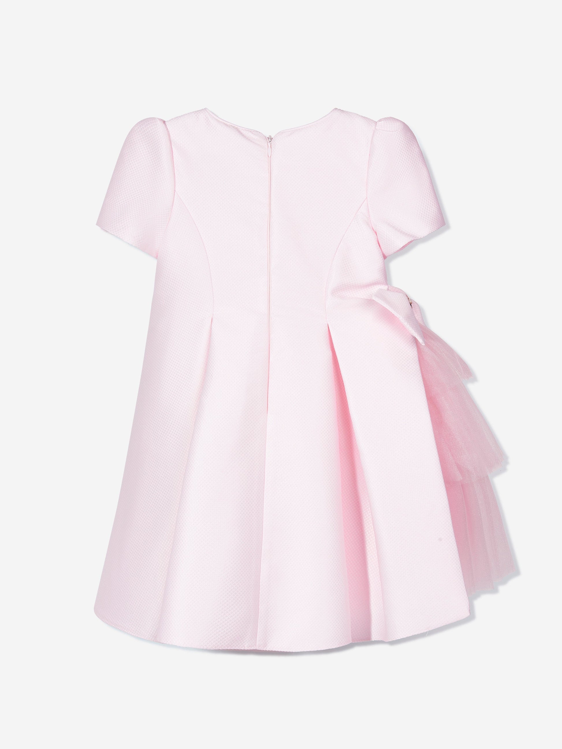 Dress & Fleur Girls Occasion Dress with Hair Accessory in Pink