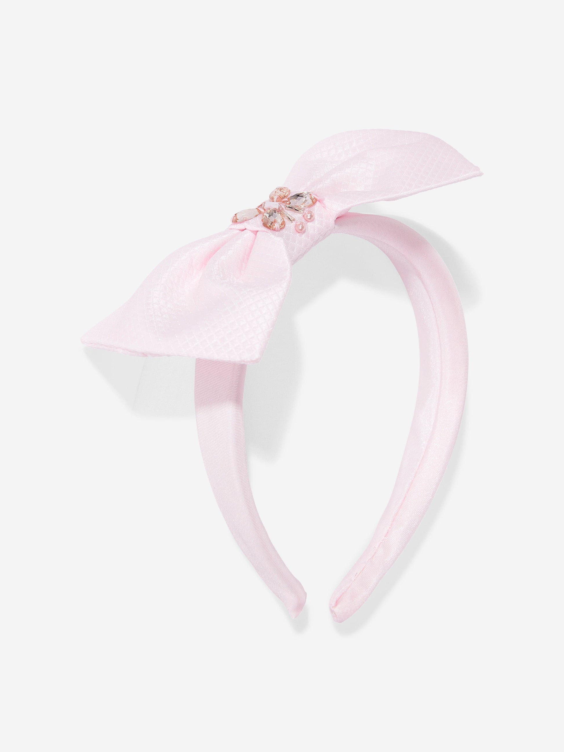 Dress & Fleur Girls Occasion Dress with Hair Accessory in Pink