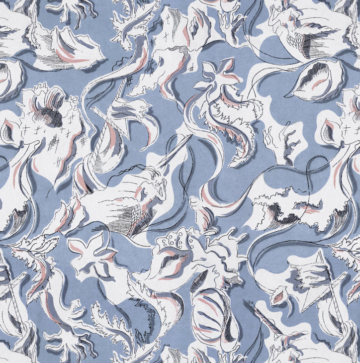 Blue Dreams Mermaid Wallpaper Surrealist Design