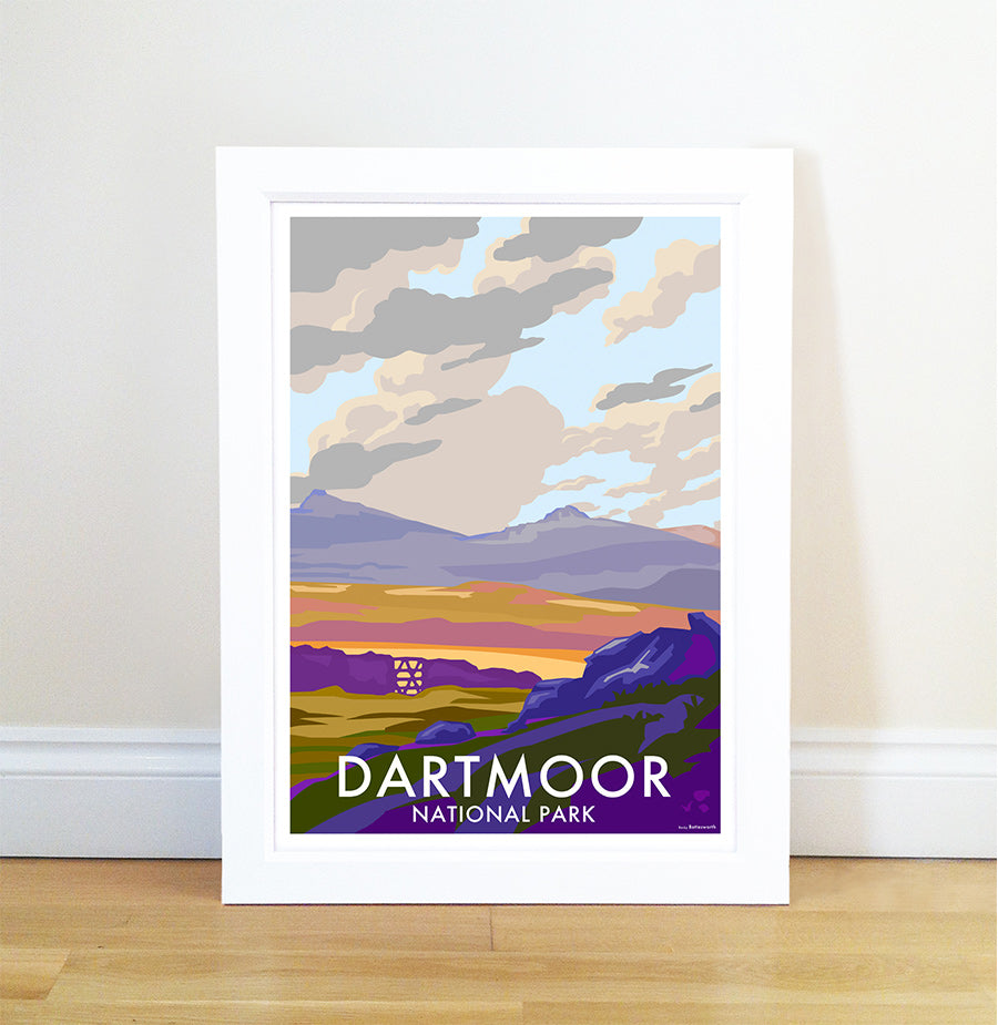 Dartmoor Travel Poster Print