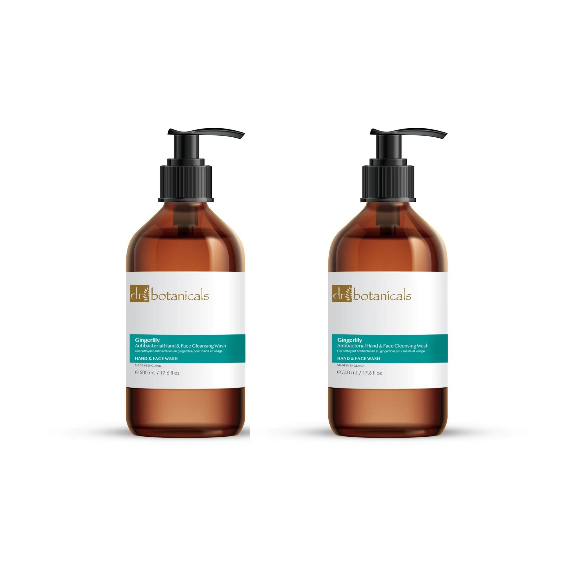 Gingerlily Hand and Face Cleansing Wash 500ml Twin Pack