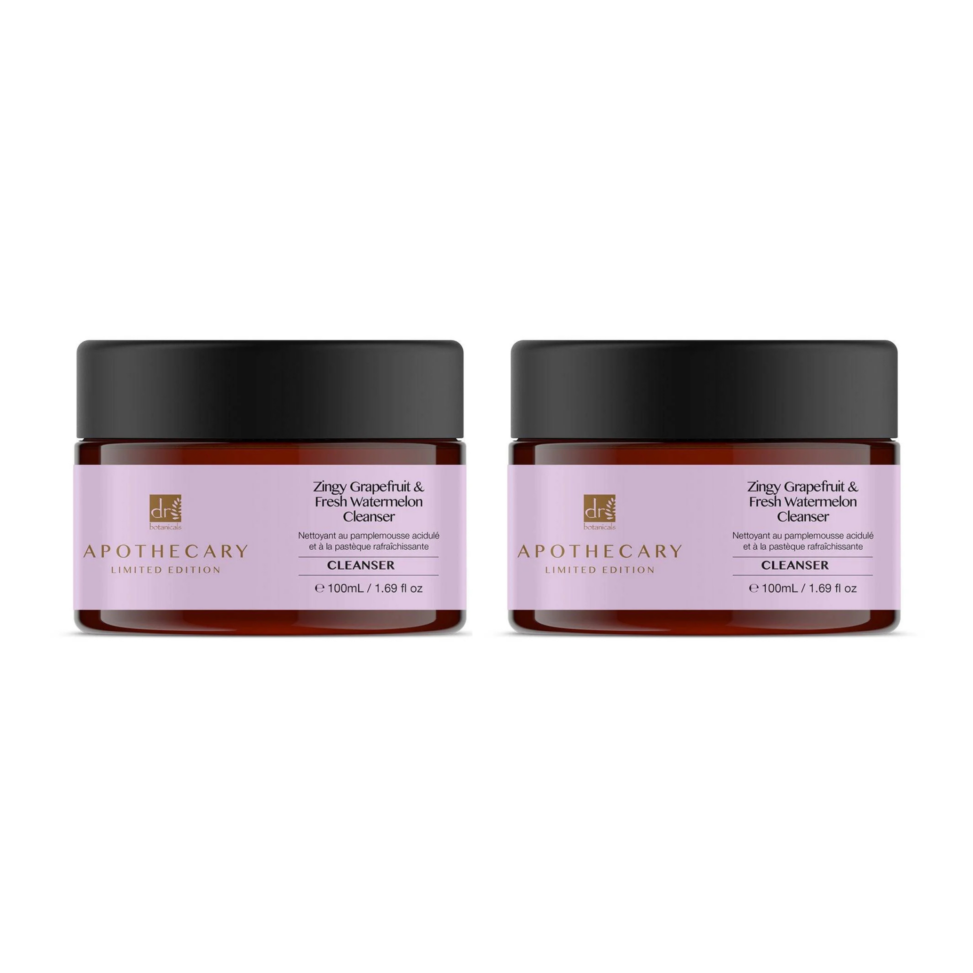 Zingy Grapefruit and Fresh Watermelon Cleanser 100ml Twin Pack