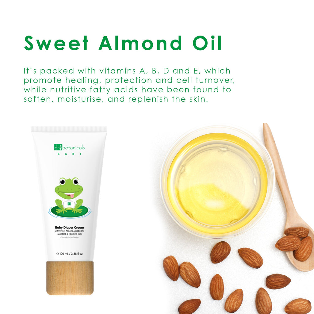 Jojoba and Sweet Almond Oil Baby Diaper Cream 100ml